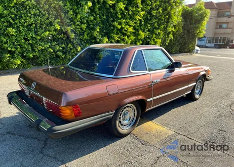 1977 Mercedes Benz 450 Sl from USA, damaged, VIN 10704412036218